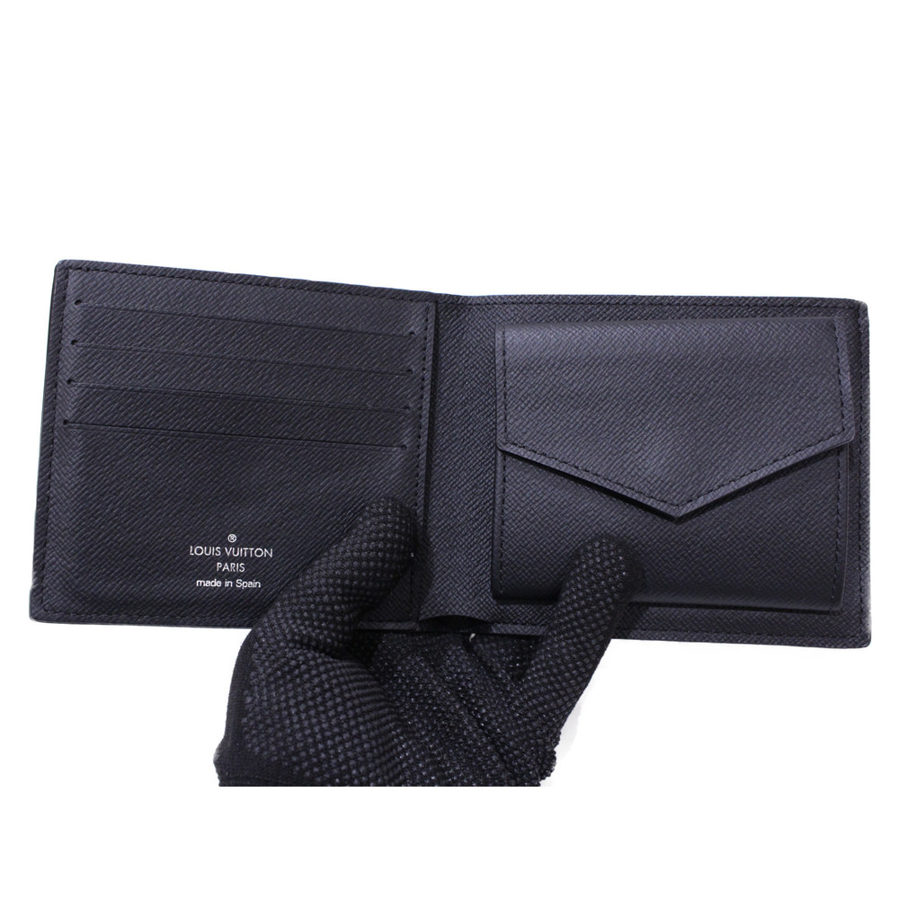 Louis Vuitton Monogram Eclipse Folding Wallet Bla… - image 5